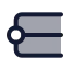Capstraight icon with duotone standard style