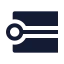 Capstraight icon with solid sharp style
