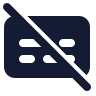 Captions Off icon preview