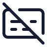 Captions Off icon preview