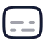 Captions icon with twotone rounded style