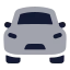 Car icon with bulk rounded style