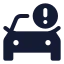 Caralert icon with solid standard style