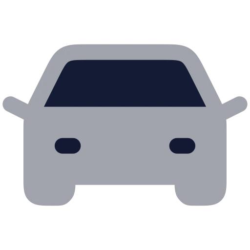 Car Front Icon in Bulk Rounded style