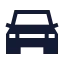 Carfront icon with solid sharp style