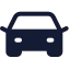 Carfront icon with solid standard style