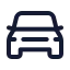 Carfront icon with stroke standard style