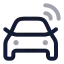 Carsignal icon with twotone rounded style