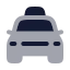 Cartaxifront icon with bulk rounded style