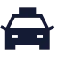 Cartaxifront icon with solid sharp style