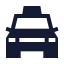 Cartaxifront icon with solid sharp style