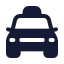 Cartaxifront icon with solid standard style