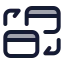 Cardexchange icon with duotone standard style