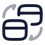 Cardexchange icon with twotone rounded style