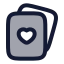 Cards icon with duotone rounded style