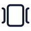 Carouselhorizontal icon with stroke standard style