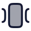 Carouselhorizontal icon with duotone rounded style