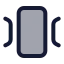 Carouselhorizontal icon with duotone standard style