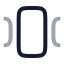 Carouselhorizontal icon with twotone rounded style