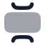 Carouselvertical icon with bulk rounded style