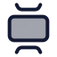 Carouselvertical icon with duotone standard style