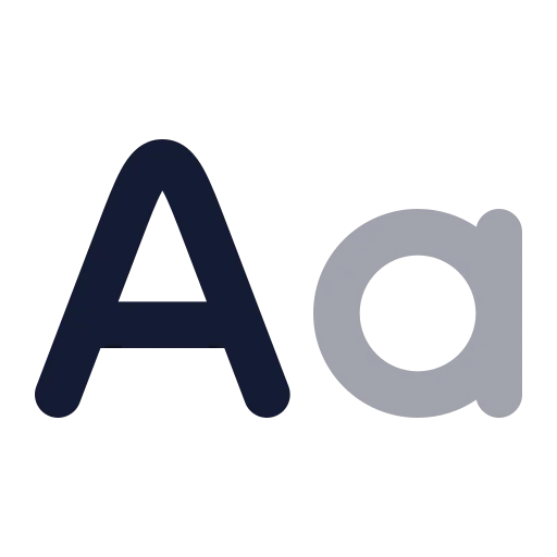Case Sensitive Icon in Bulk Rounded style