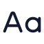 Casesensitive icon with stroke standard style