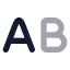 Caseupper icon with bulk rounded style