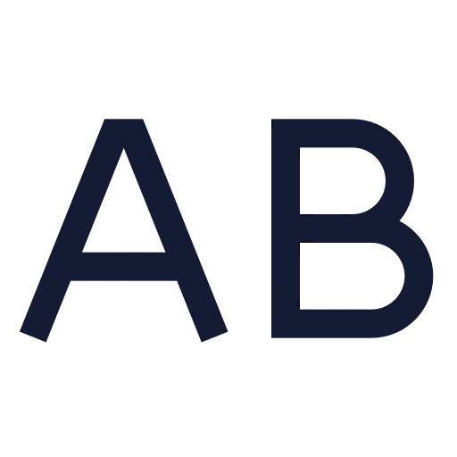 Case Upper Icon in Stroke Sharp style