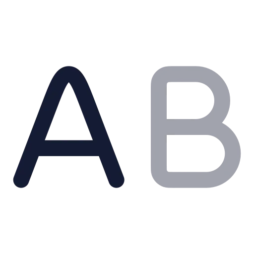 Case Upper Icon in Twotone Rounded style