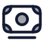Cash icon with duotone rounded style