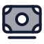 Cash icon with duotone standard style