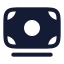 Cash icon with solid rounded style