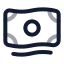 Cash icon with twotone rounded style