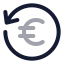 Cashbackeuro icon with twotone rounded style