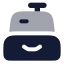 Cashier icon with bulk rounded style