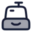 Cashier icon with duotone rounded style