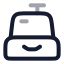 Cashier icon with twotone rounded style