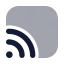 Cast icon with bulk rounded style