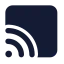 Cast icon with solid standard style