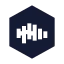 Castbox icon with solid sharp style