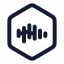 Castbox icon with stroke rounded style