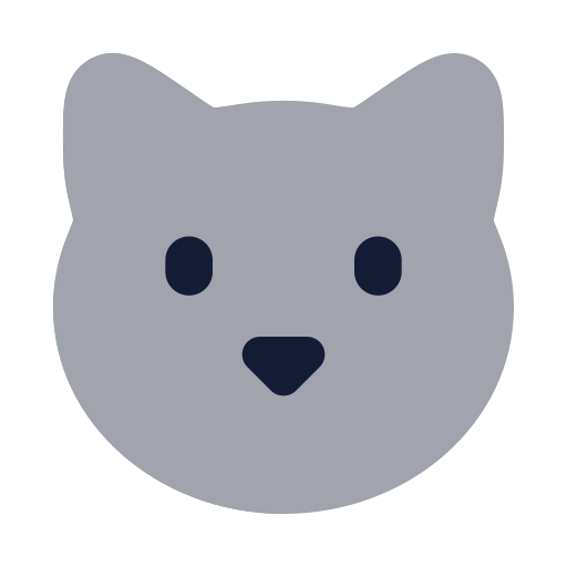 Cat Icon in Bulk Rounded style