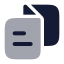 Catalogue icon with bulk rounded style