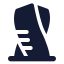 Cayantower icon with solid standard style