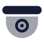 Cctv icon with bulk rounded style