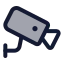 Cctvcamera icon with duotone standard style