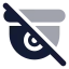 Cctvoff icon with bulk rounded style
