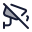Cctvoff icon with duotone standard style