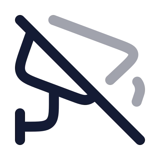 Cctv Off Icon in Twotone Rounded style